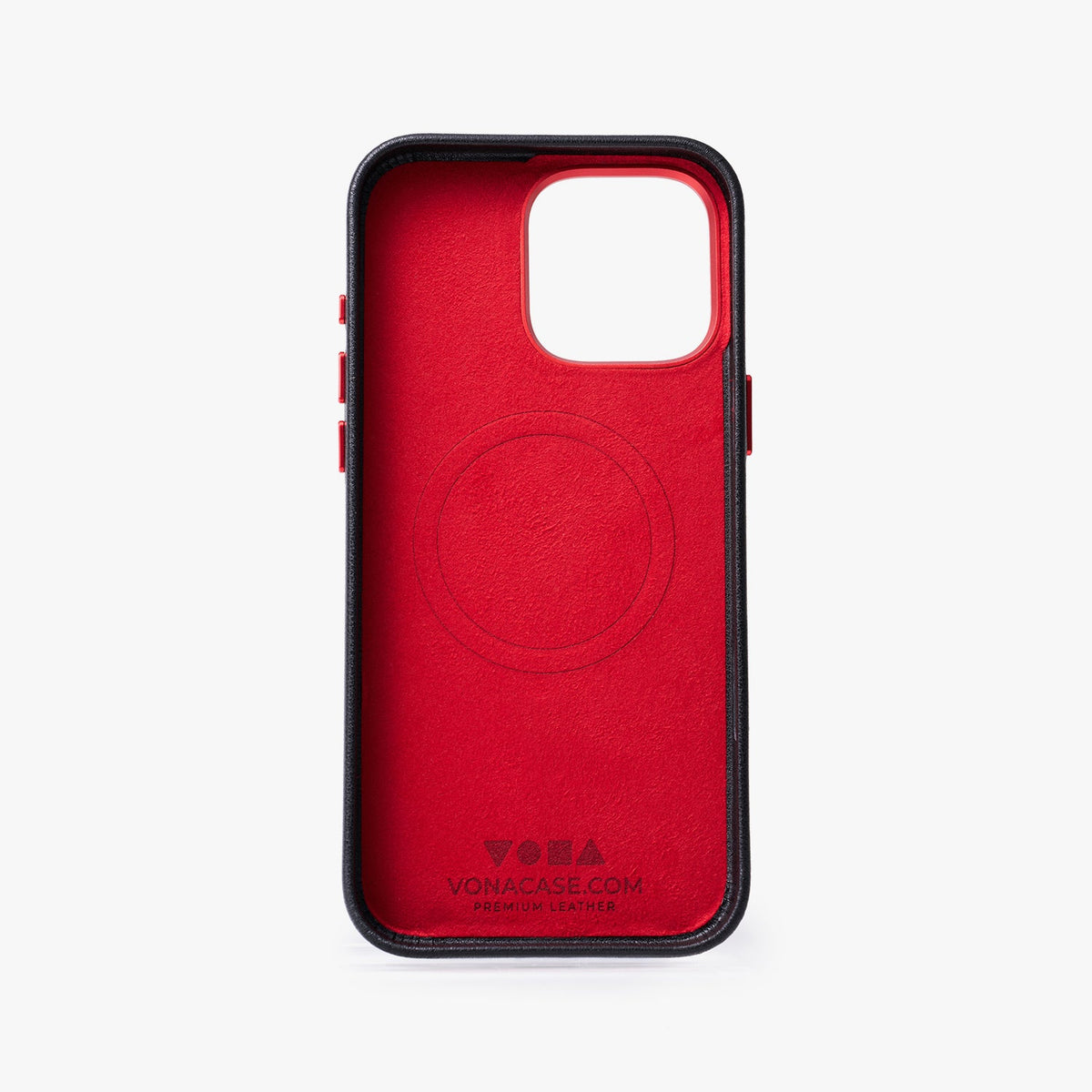 iPhone 16 Pro Max MagSafe Leather Case with Leather MagSafe Wallet Bundle