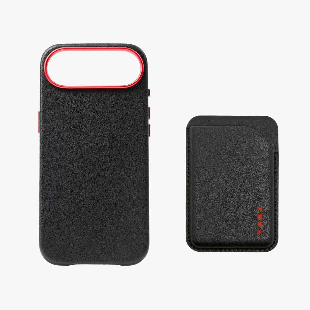 iPhone 17 Air MagSafe Leather Case with Leather MagSafe Wallet Bundle